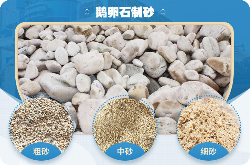 鵝卵石機制砂的優(yōu)缺點_鵝卵石制砂機廠靠譜嗎？