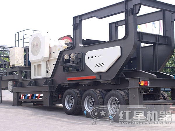 自行式石子破碎機，車載移動就是方便