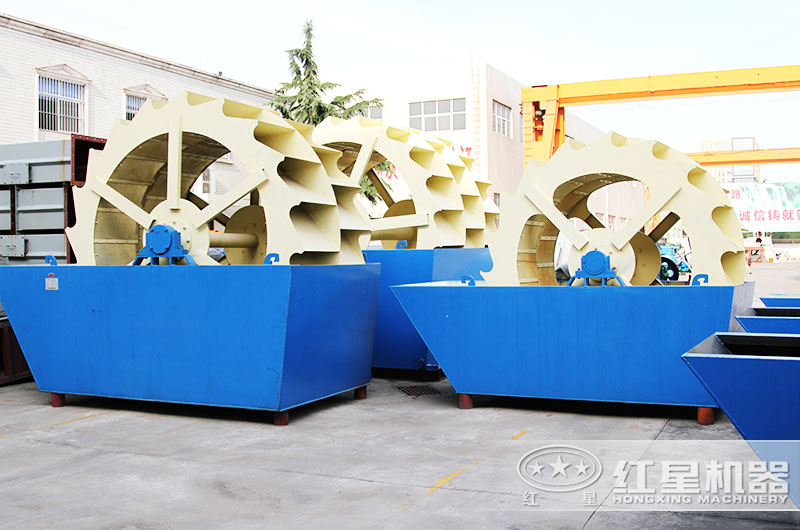 一天能洗3000噸的3020輪斗式洗砂機，以高產威震四方