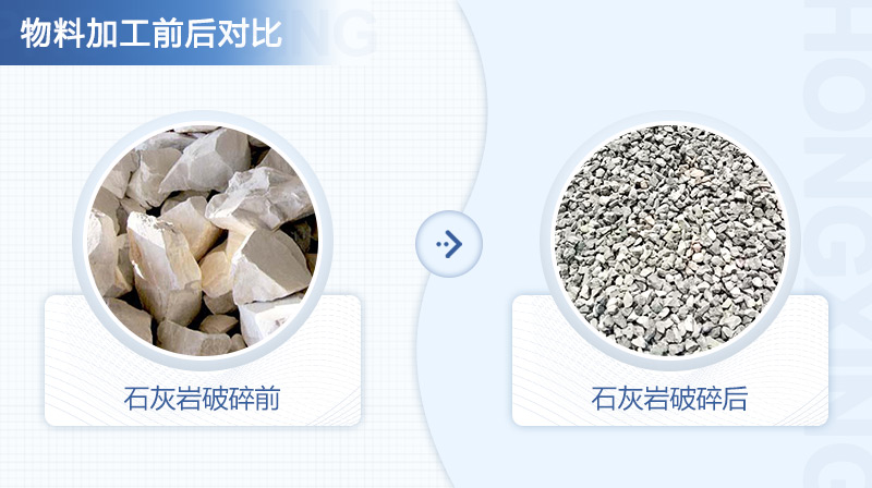 處理石灰?guī)r的日產(chǎn)500方砂石生產(chǎn)線機(jī)器怎樣配？