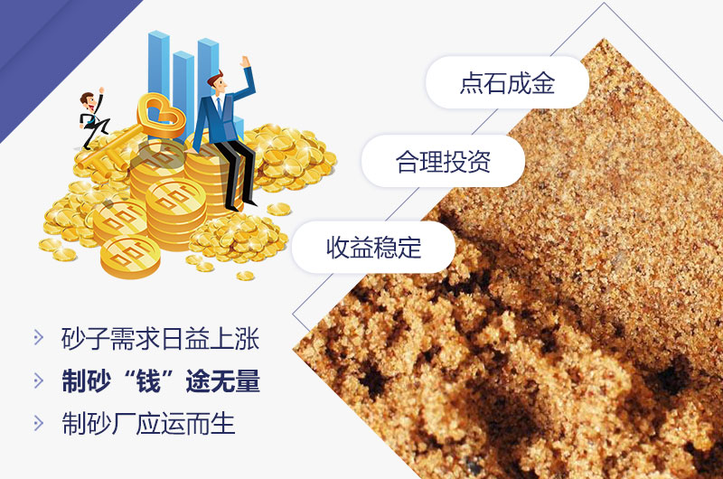 石頭制砂低投資，高收益